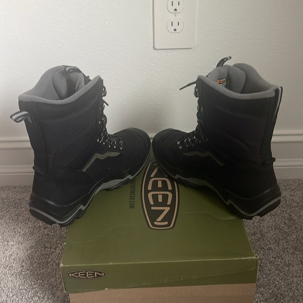 Keen Men’s Black Gargoyle Waterproof Boots US 8 - Picture 6 of 11
